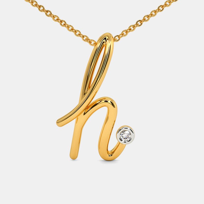 The Cursive H Necklace - image 5