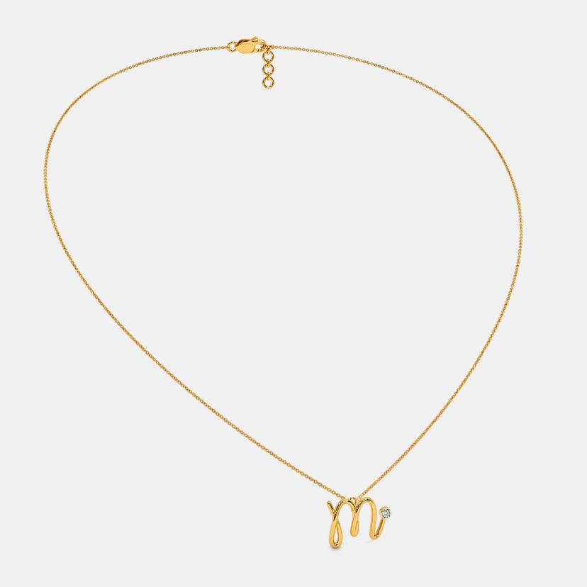 The Cursive M Necklace - image 6