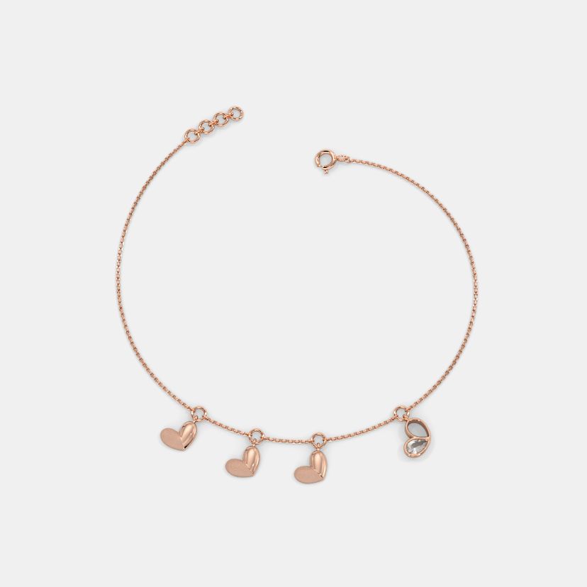 The Flair Heart Anklet