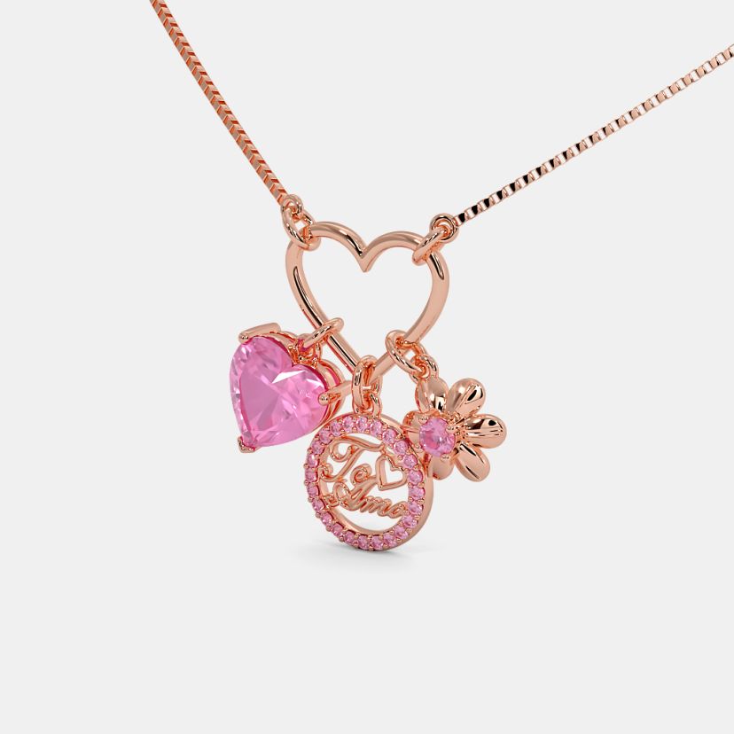 The Be Mine Ish Charm Necklace - image 1