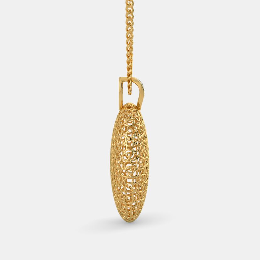 The Oval Lattice Pendant - image 5