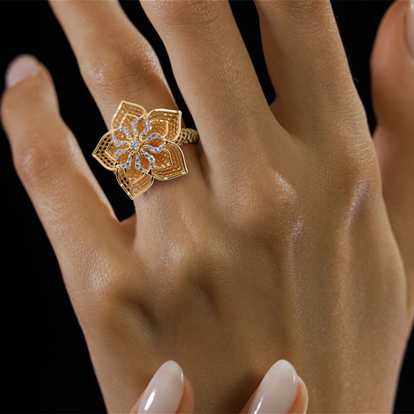 The Daffodil Lattice Ring - image 4