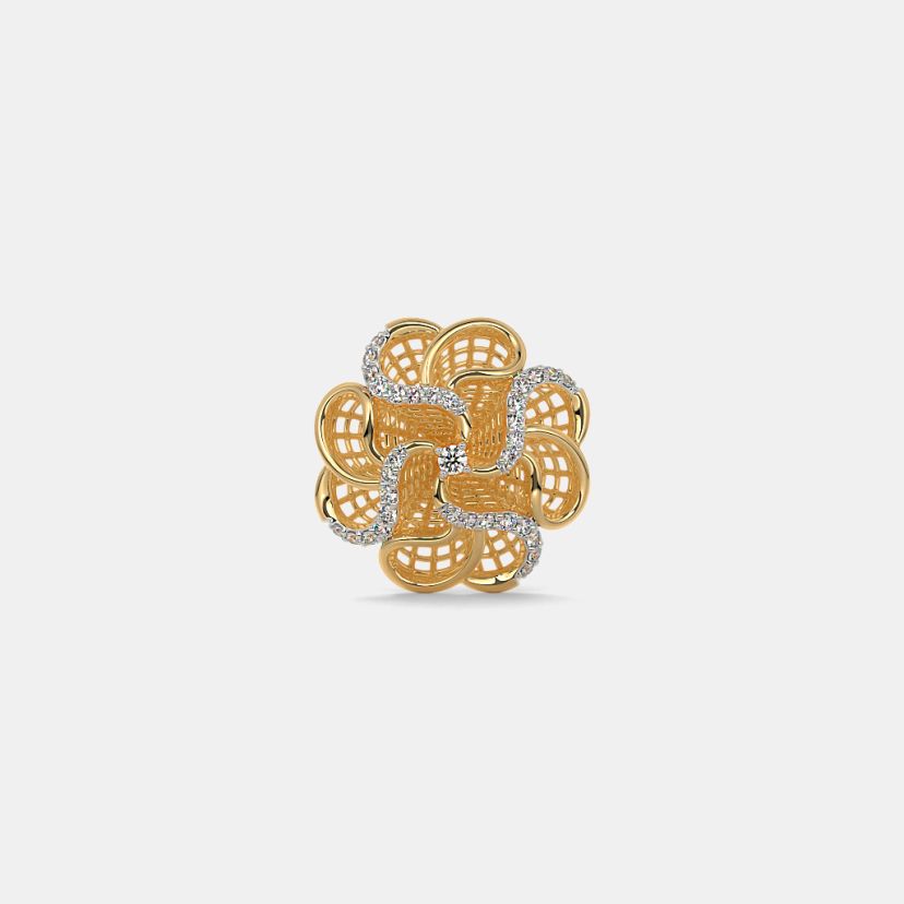 The Rose Lattice Earrings - image 7