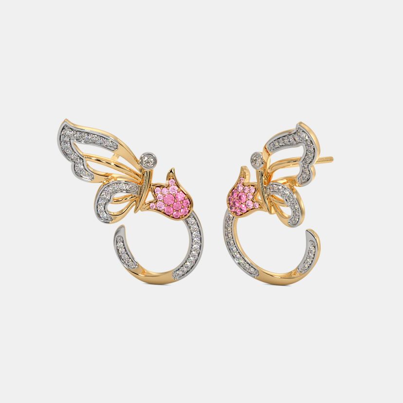 The Piera Butterfly Stud Earrings - image 1