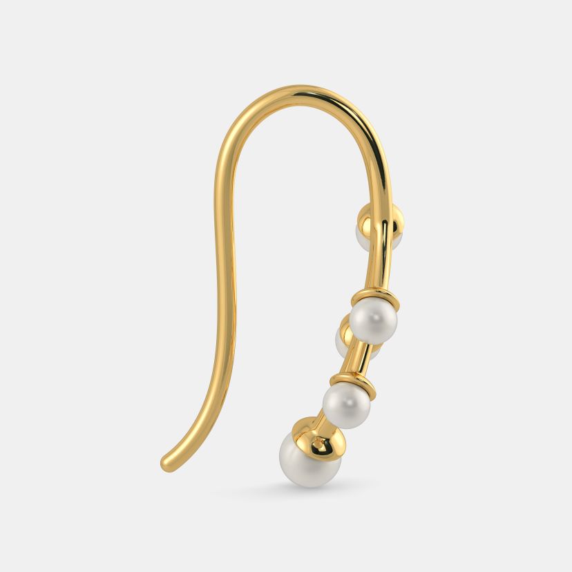 The Caralin Drop Earrings - Side View 1