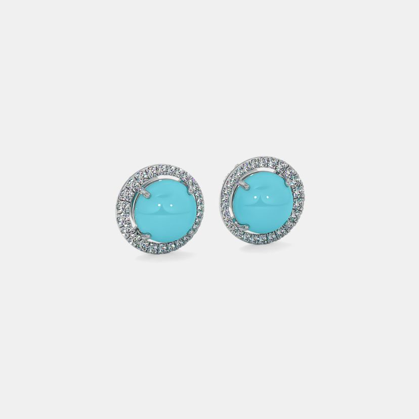 The Turquoisetide Stud Earrings - image 6
