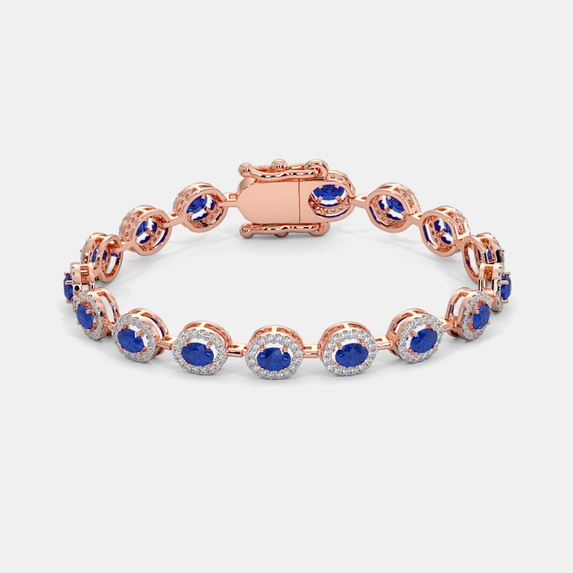 The Elliptical Elegance Tennis Bracelet - image 1