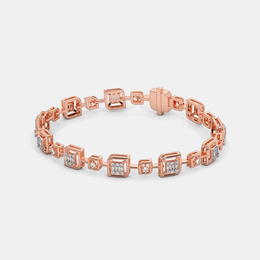 The Squareframe Tennis Bracelet - image 4