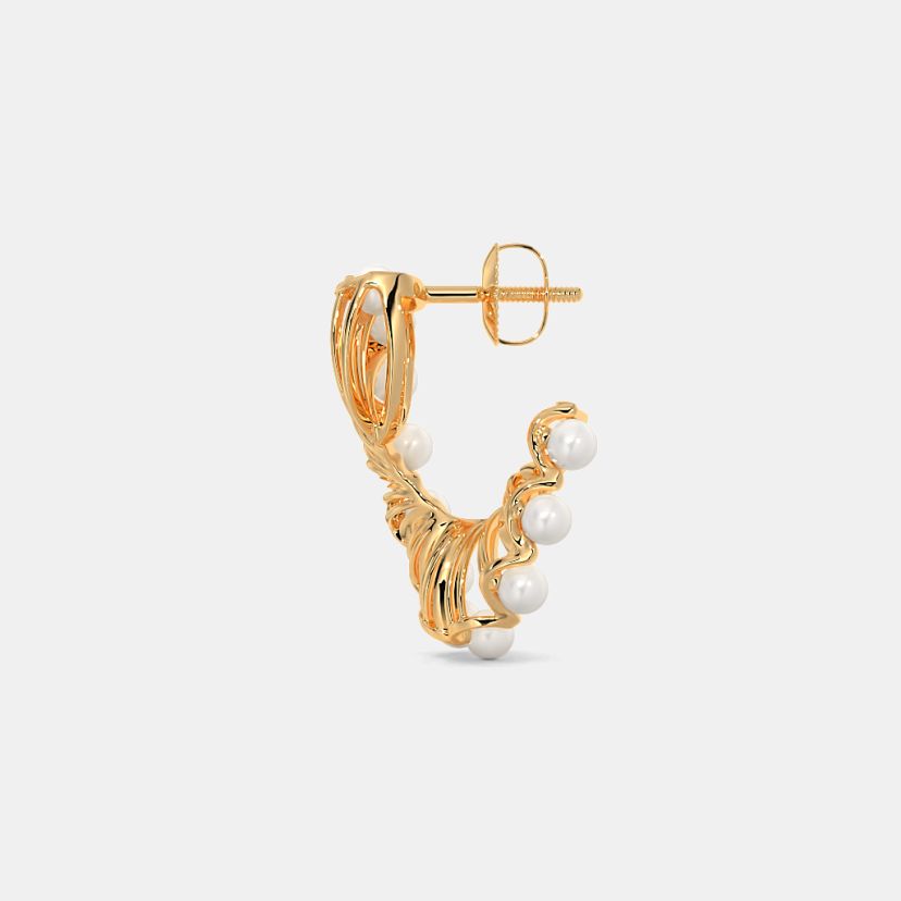 The Pearlenaria Orange Peel Earrings - image 8