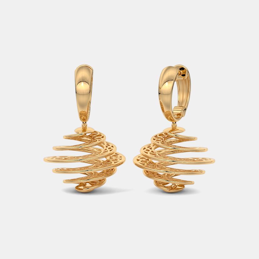 The Solora Dangle Hoop Earrings - image 1