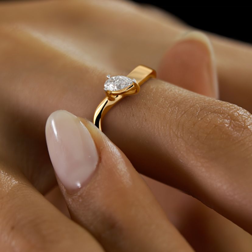 The Zeivra Solitaire Engagement Ring - image 6