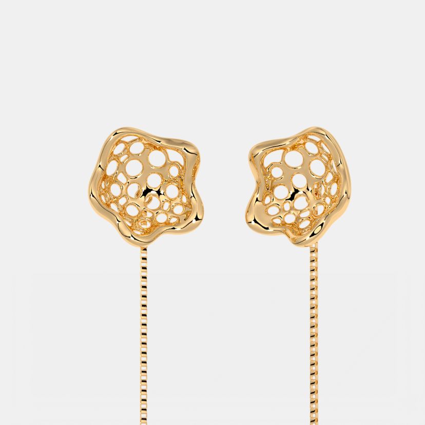 The Aozora Sui Dhaga Earrings - image 5