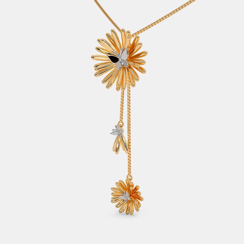The Flowerly Y Necklace - image 1