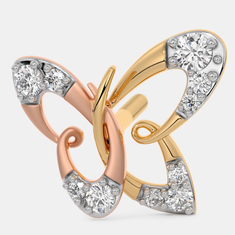 The Twinned Wings Stud Earrings - image 5