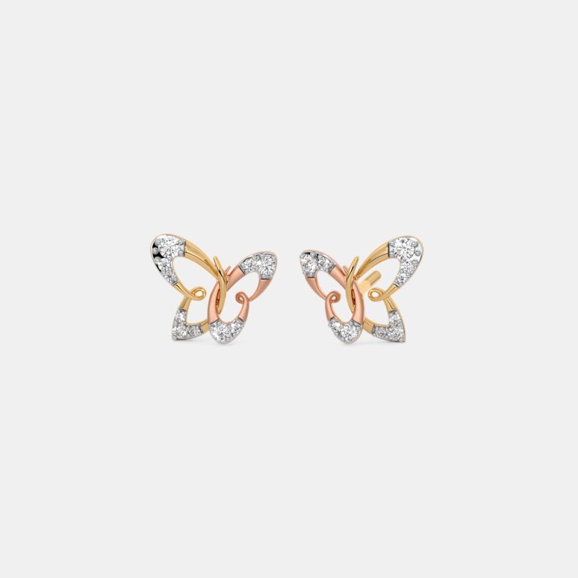 The Twinned Wings Stud Earrings - image 1