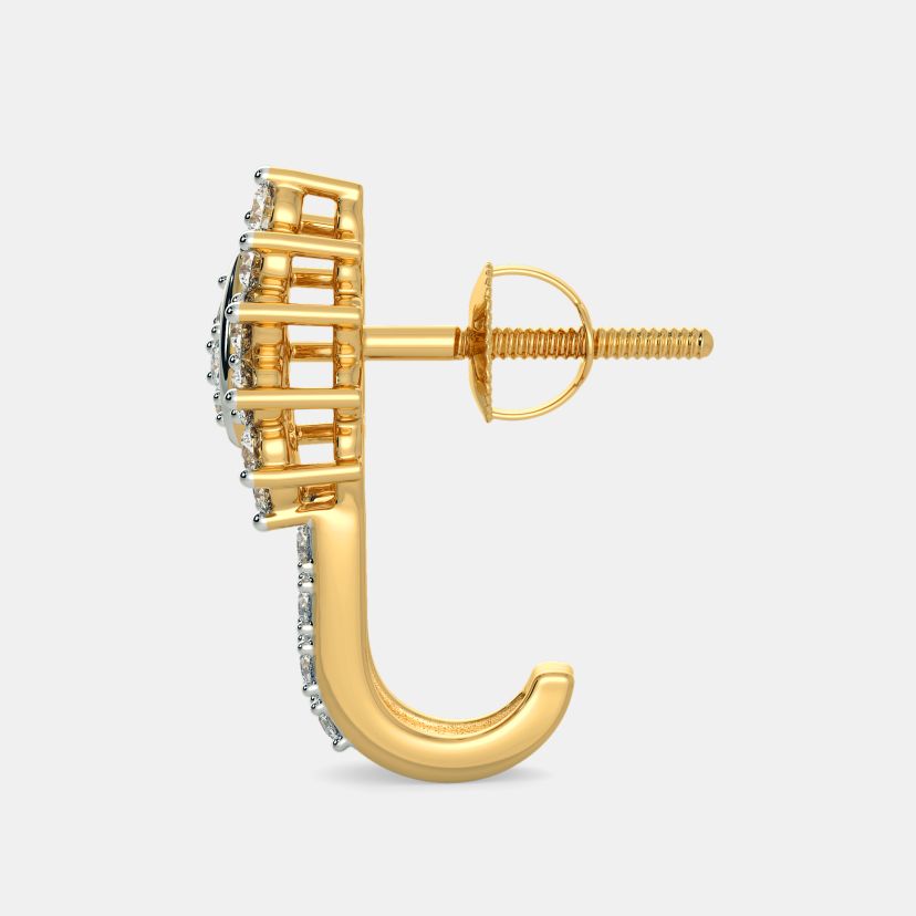 The Benedictine J Hoop Earrings - image 4