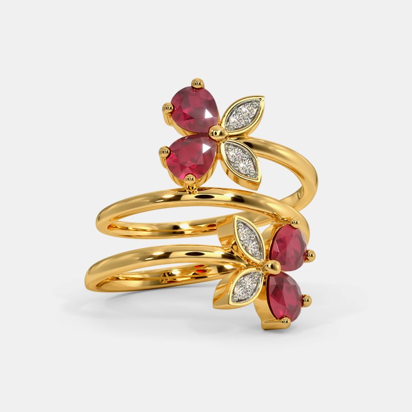 The Papillon Spiral Ring - image 4