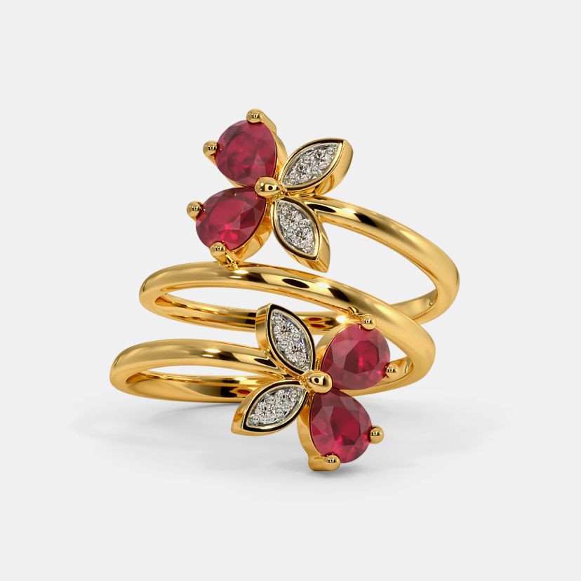 The Papillon Spiral Ring - image 9