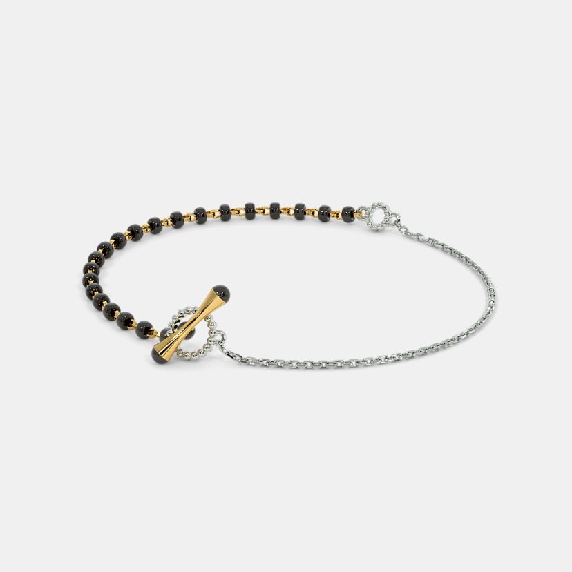 The Toggle lock Mangalsutra Bracelet - image 4