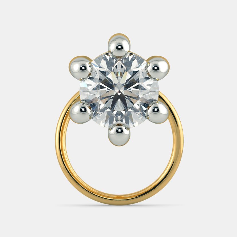 The Balsam Nose pin - Side View 2