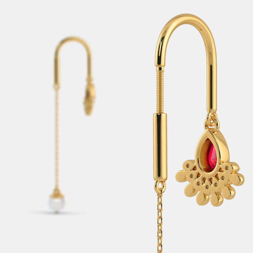 The Aureate Sui Dhaga Earrings - image 9