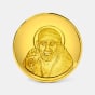 20 gram 24 KT Saibaba Gold CoinFront