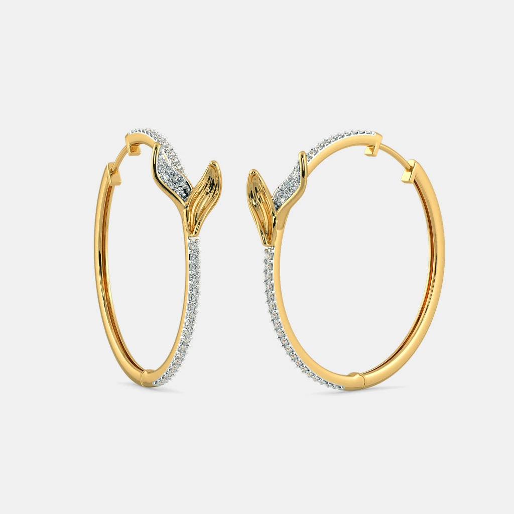 The Folium Hoop Earrings