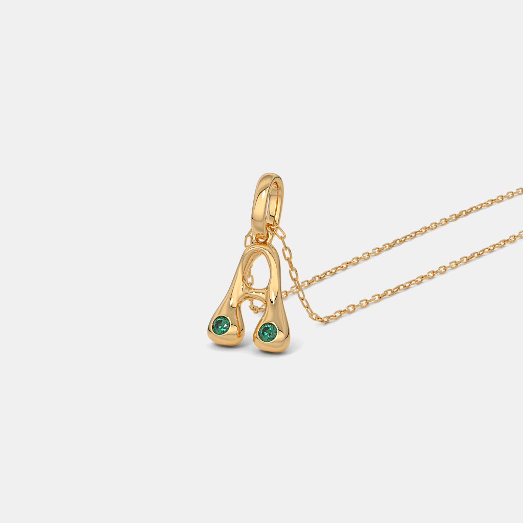 The Initiale A Initial Pendant
