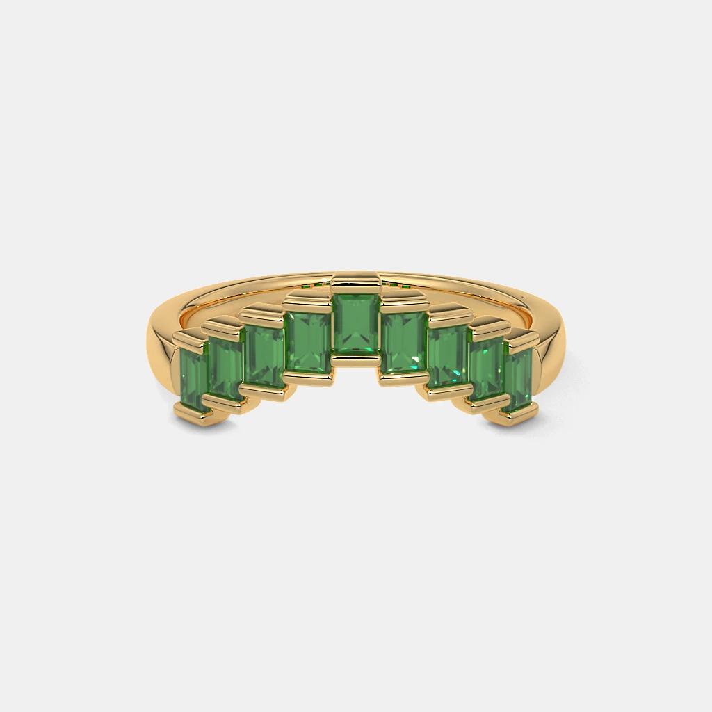 The Gillian Chevron Ring | BlueStone.com