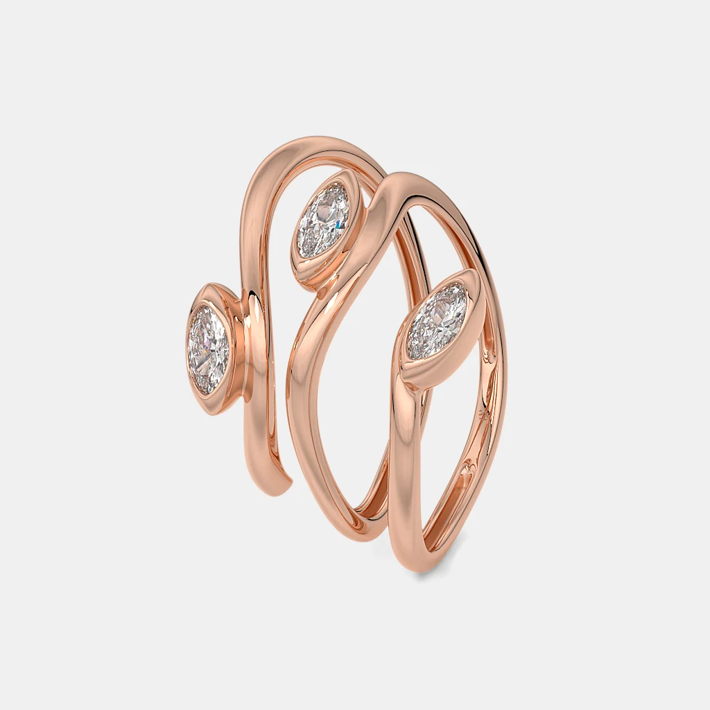 The Hexapetra Spiral Ring alternate view 1