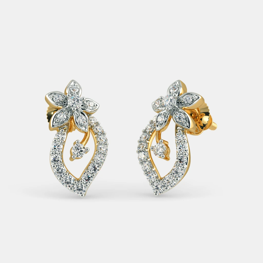 The Pristine Stud Earrings | BlueStone.com