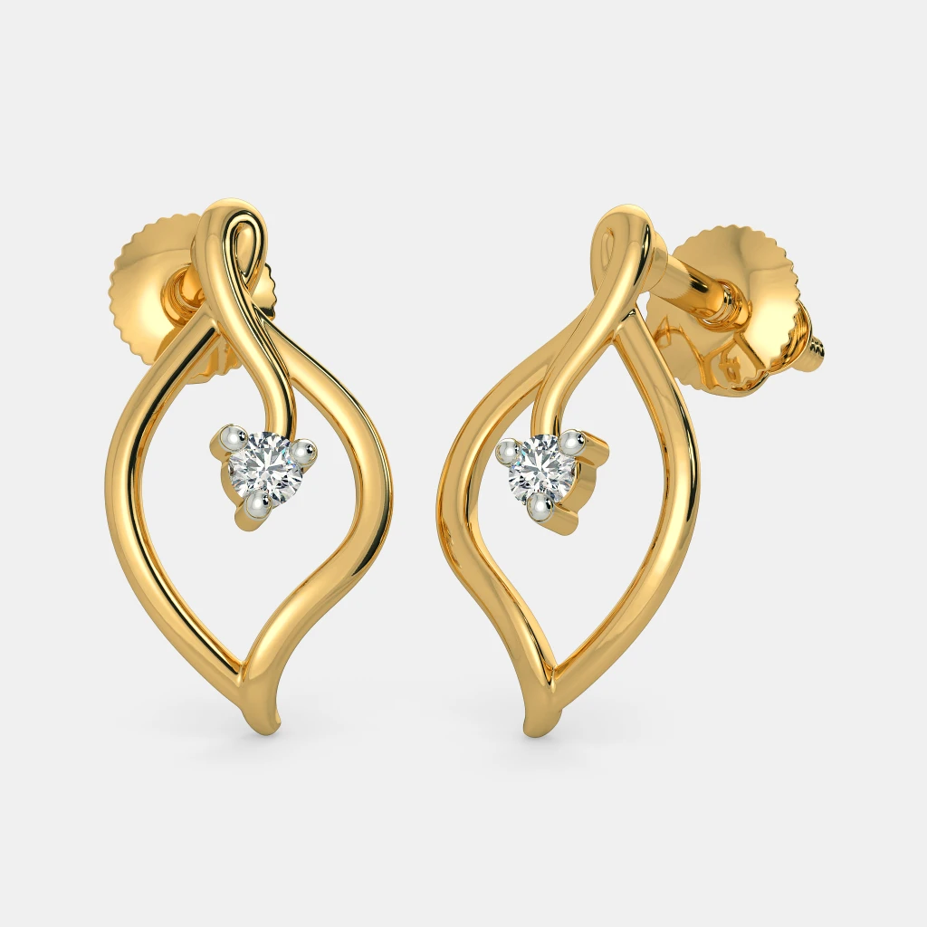 The Pippa Stud Earrings | BlueStone.com