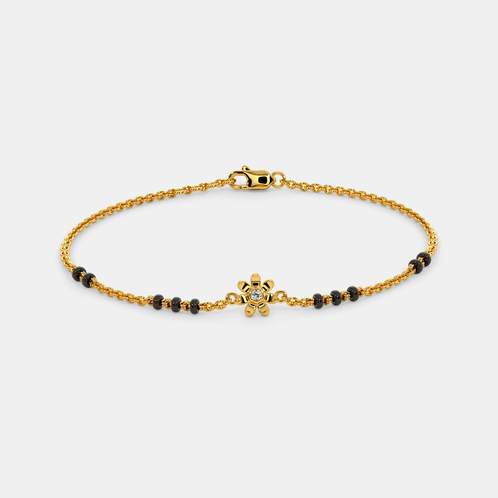 The Lilit Mangalsutra Bracelet | BlueStone.com