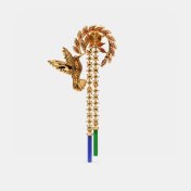 The Hummingbird Drop Earrings - thumb 5