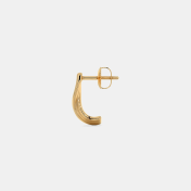 The Torsion J Hoop Earrings - thumb 9