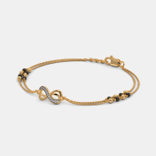The Leesha Infinity Mangalsutra Bracelet - thumb 4