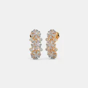 The Kindra J Hoop Earrings - thumb 1