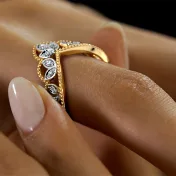The Brinisa Chevron Ring - thumb 6
