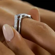 The Sofiana Chevron Ring - thumb 6