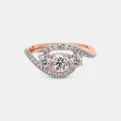 The Amilie Three Stone Ring - thumb 7