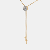 The Flowing Diamonds Pendant Necklace - thumb 1