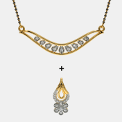 The Nakiya Convertible Mangalsutra Pendant - thumb 4