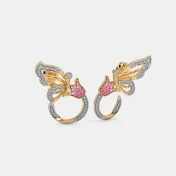 The Piera Butterfly Stud Earrings - thumb 4