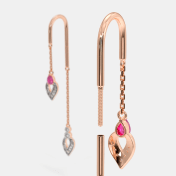 The Affluer Sui Dhaga Earrings - thumb 5
