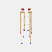 The Anastasia Front Back Earrings - thumb 1