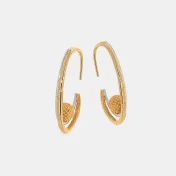 The luzelka J Hoop Earrings - thumb 5