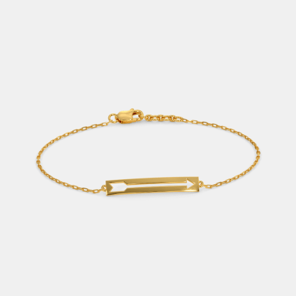 Ladies Gold Bar Bracelet Simple And Exquisite Thin Sleeve Bracelet Hook  Bracelet 14k Gold Plated Handmade Minimalist Jewelry  Fruugo IN